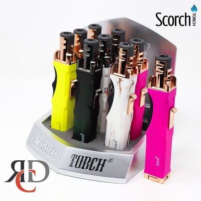 SCORCH TORCH PENCIL STANDING W/ GRIP PUSH BUTTON EASY DIAL STDS124 9CT/ DISPLAY
